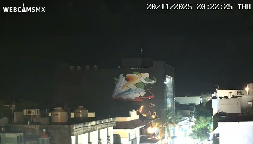 Playa del Carmen Avenue Quinta Avenida Live Cam - Solidaridad, Quintana Roo, Mexico