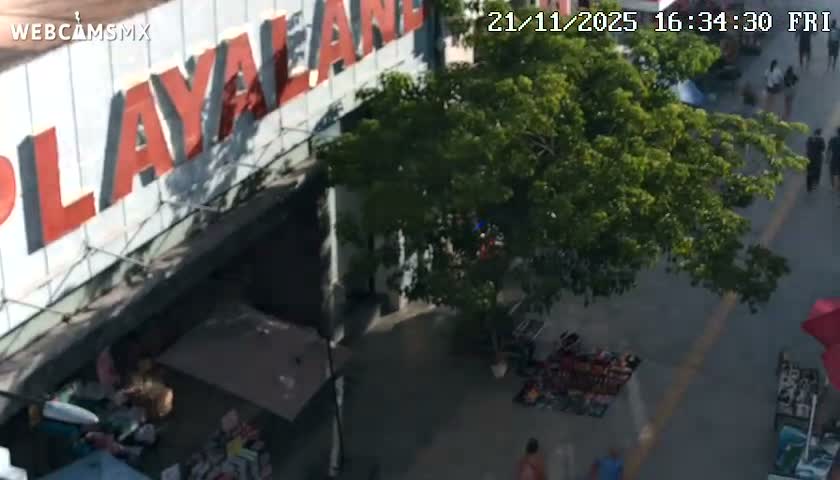 Playa del Carmen Avenue Quinta Avenida Live Cam - Solidaridad, Quintana Roo, Mexico