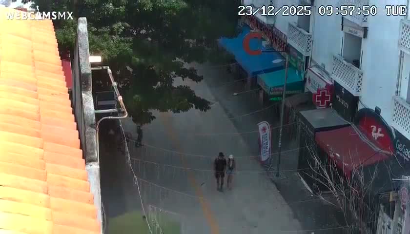 Playa del Carmen Avenue Quinta Avenida Live Cam - Solidaridad, Quintana Roo, Mexico