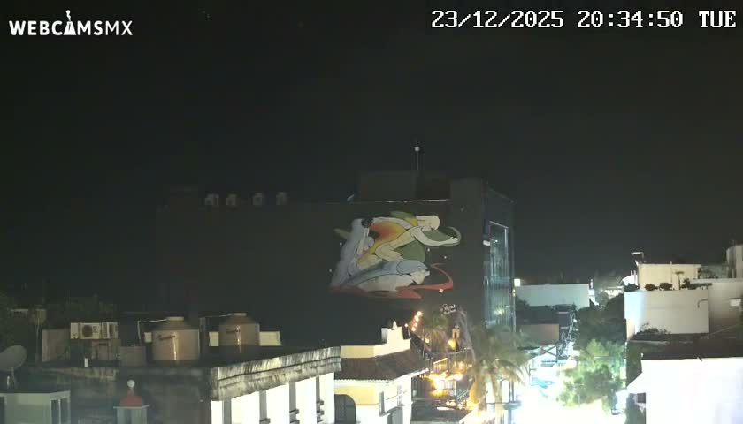 Playa del Carmen Avenue Quinta Avenida Live Cam - Solidaridad, Quintana Roo, Mexico