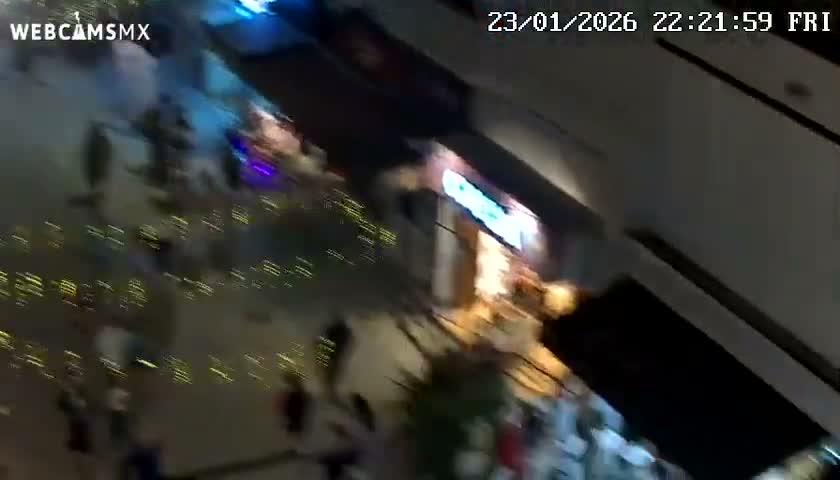 Playa del Carmen Avenue Quinta Avenida Live Cam - Solidaridad, Quintana Roo, Mexico