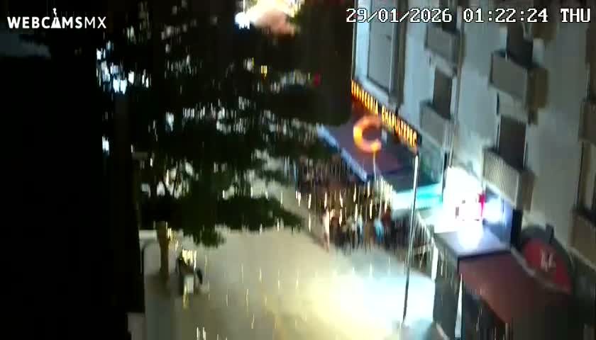 Playa del Carmen Avenue Quinta Avenida Live Cam - Solidaridad, Quintana Roo, Mexico