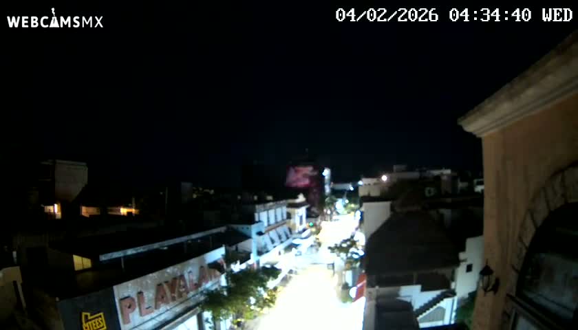 Playa del Carmen Avenue Quinta Avenida Live Cam - Solidaridad, Quintana Roo, Mexico