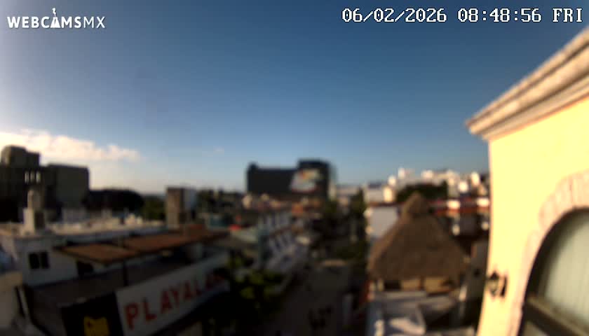 Playa del Carmen Avenue Quinta Avenida Live Cam - Solidaridad, Quintana Roo, Mexico