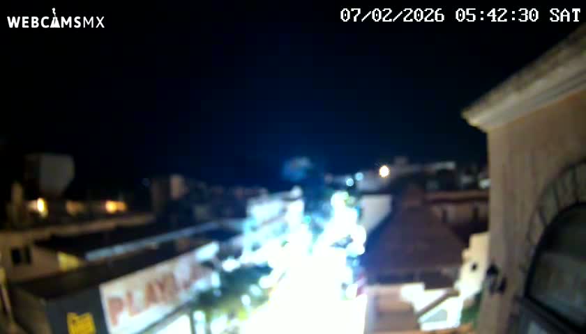 Playa del Carmen Avenue Quinta Avenida Live Cam - Solidaridad, Quintana Roo, Mexico