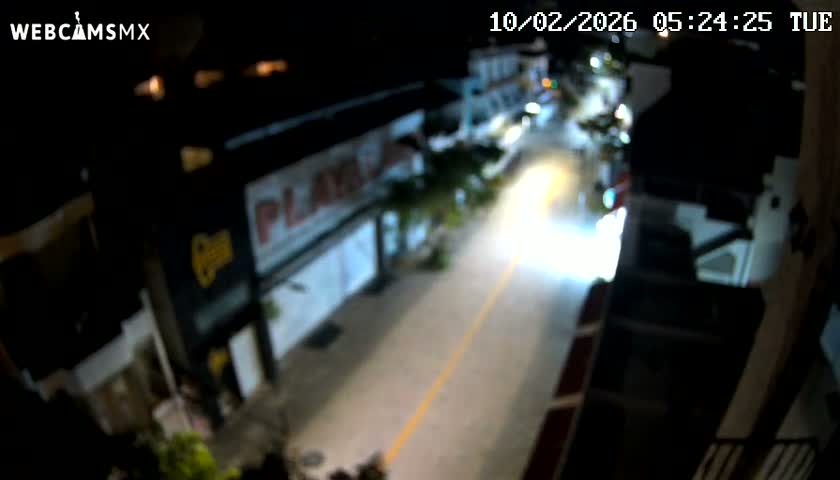 Playa del Carmen Avenue Quinta Avenida Live Cam - Solidaridad, Quintana Roo, Mexico