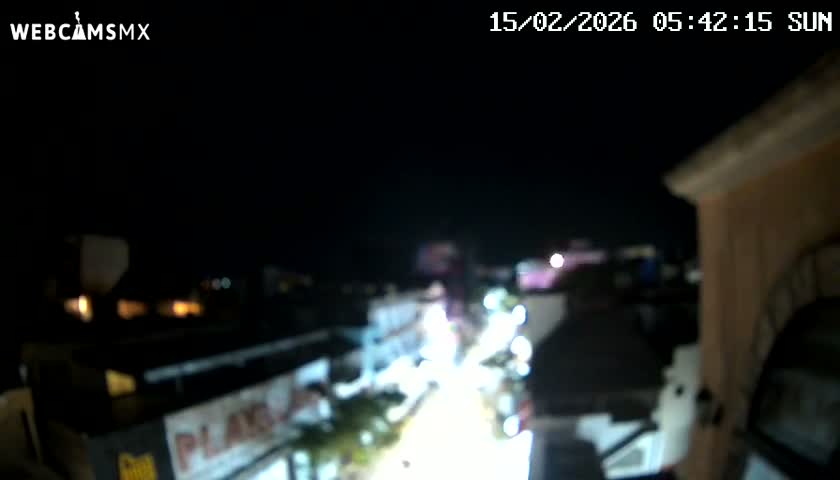 Playa del Carmen Avenue Quinta Avenida Live Cam - Solidaridad, Quintana Roo, Mexico