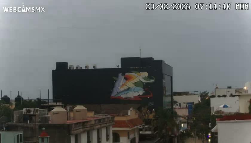 Playa del Carmen Avenue Quinta Avenida Live Cam - Solidaridad, Quintana Roo, Mexico