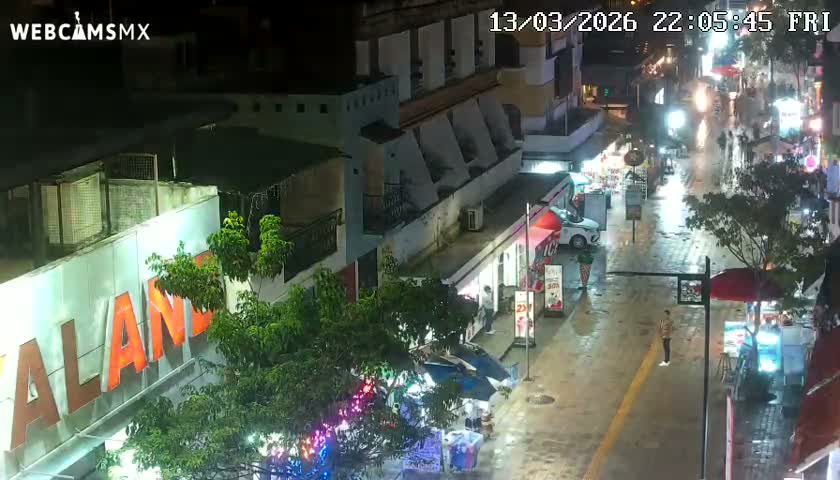 Playa del Carmen Avenue Quinta Avenida Live Cam - Solidaridad, Quintana Roo, Mexico