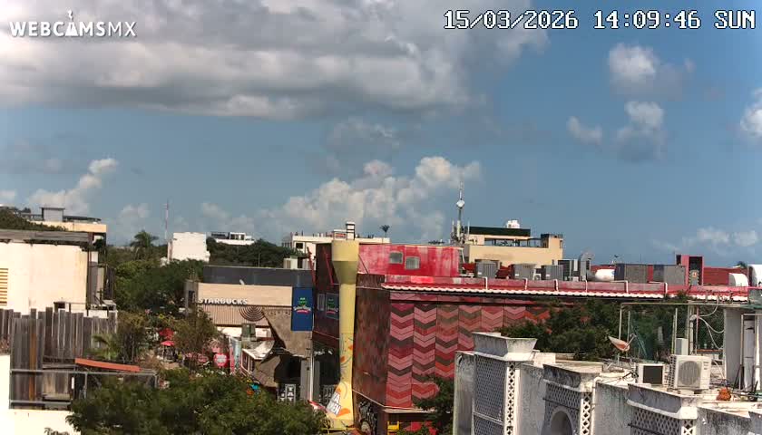Playa del Carmen Avenue Quinta Avenida Live Cam - Solidaridad, Quintana Roo, Mexico
