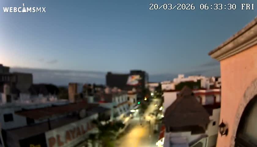 Playa del Carmen Avenue Quinta Avenida Live Cam - Solidaridad, Quintana Roo, Mexico