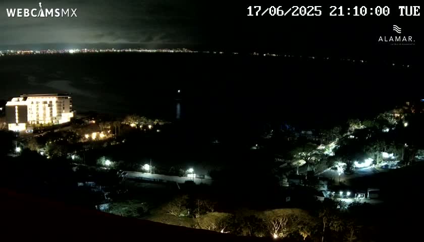Nuevo Vallarta, Alamar Vallarta Playa La Manzanilla Beach Live Cam - Bahia de Banderas, Nayarit, Mexico