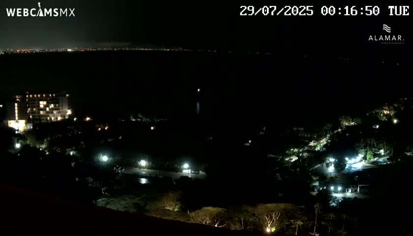 Nuevo Vallarta, Alamar Vallarta Playa La Manzanilla Beach Live Cam - Bahia de Banderas, Nayarit, Mexico