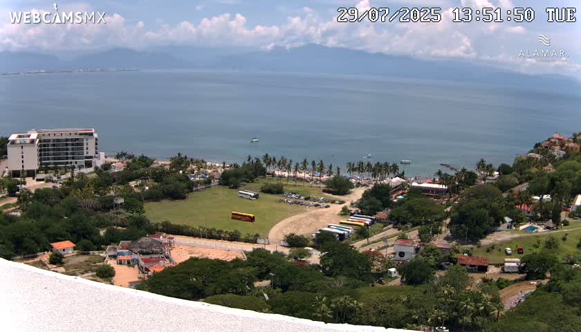 Nuevo Vallarta, Alamar Vallarta Playa La Manzanilla Beach Live Cam - Bahia de Banderas, Nayarit, Mexico