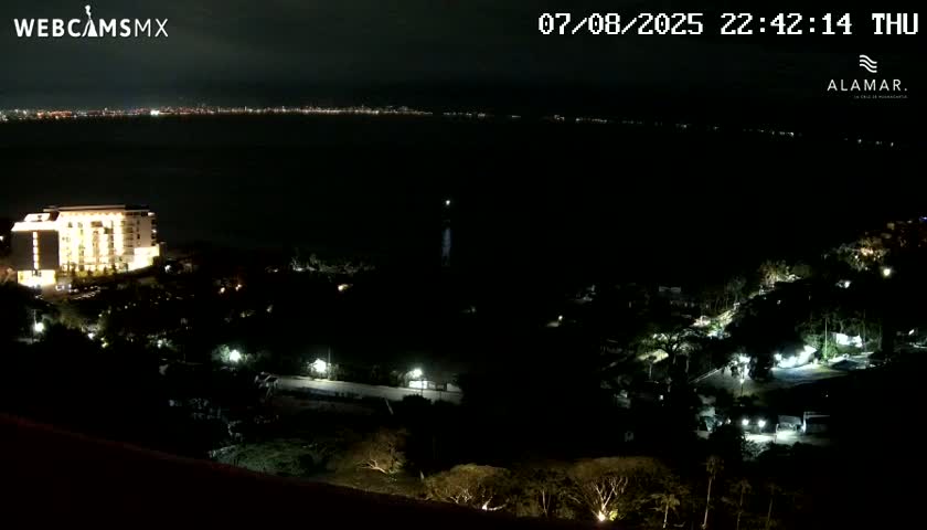 Nuevo Vallarta, Alamar Vallarta Playa La Manzanilla Beach Live Cam - Bahia de Banderas, Nayarit, Mexico