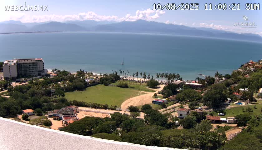 Nuevo Vallarta, Alamar Vallarta Playa La Manzanilla Beach Live Cam - Bahia de Banderas, Nayarit, Mexico