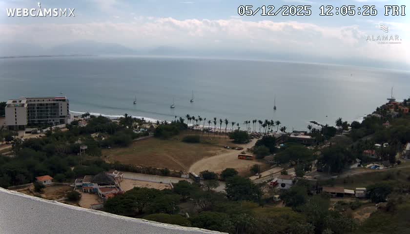 Nuevo Vallarta, Alamar Vallarta Playa La Manzanilla Beach Live Cam - Bahia de Banderas, Nayarit, Mexico
