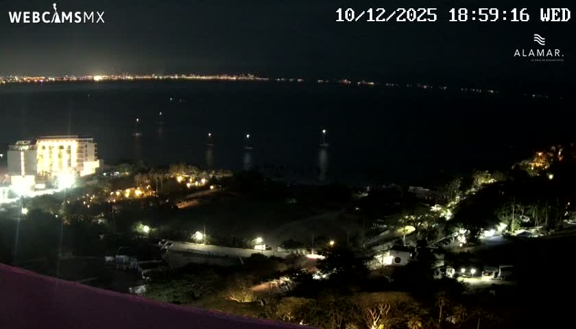 Nuevo Vallarta, Alamar Vallarta Playa La Manzanilla Beach Live Cam - Bahia de Banderas, Nayarit, Mexico