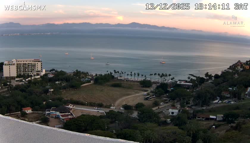 Nuevo Vallarta, Alamar Vallarta Playa La Manzanilla Beach Live Cam - Bahia de Banderas, Nayarit, Mexico