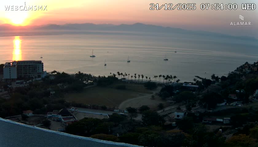 Nuevo Vallarta, Alamar Vallarta Playa La Manzanilla Beach Live Cam - Bahia de Banderas, Nayarit, Mexico