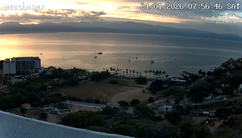 Nuevo Vallarta, Alamar Vallarta Playa La Manzanilla Beach Live Cam - Bahia de Banderas, Nayarit, Mexico