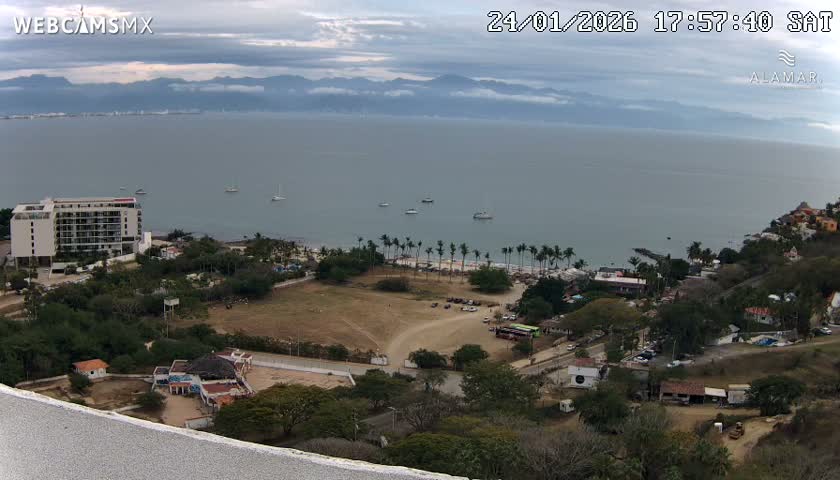 Nuevo Vallarta, Alamar Vallarta Playa La Manzanilla Beach Live Cam - Bahia de Banderas, Nayarit, Mexico