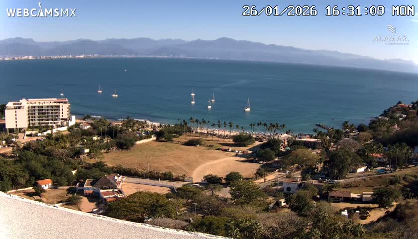 Nuevo Vallarta, Alamar Vallarta Playa La Manzanilla Beach Live Cam - Bahia de Banderas, Nayarit, Mexico