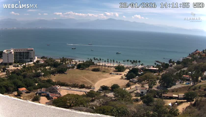 Nuevo Vallarta, Alamar Vallarta Playa La Manzanilla Beach Live Cam - Bahia de Banderas, Nayarit, Mexico