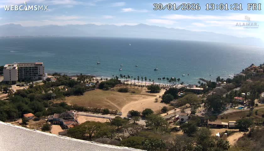 Nuevo Vallarta, Alamar Vallarta Playa La Manzanilla Beach Live Cam - Bahia de Banderas, Nayarit, Mexico