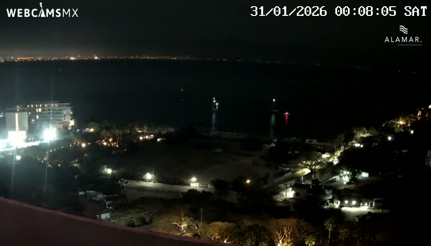 Nuevo Vallarta, Alamar Vallarta Playa La Manzanilla Beach Live Cam - Bahia de Banderas, Nayarit, Mexico