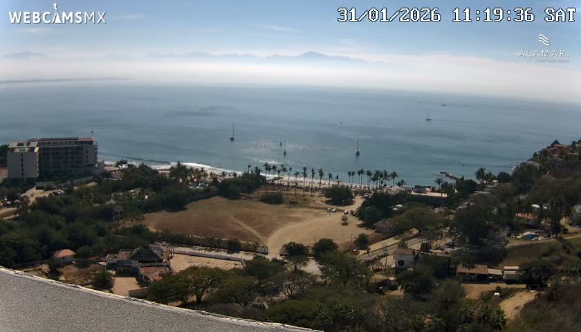 Nuevo Vallarta, Alamar Vallarta Playa La Manzanilla Beach Live Cam - Bahia de Banderas, Nayarit, Mexico