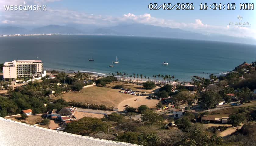 Nuevo Vallarta, Alamar Vallarta Playa La Manzanilla Beach Live Cam - Bahia de Banderas, Nayarit, Mexico