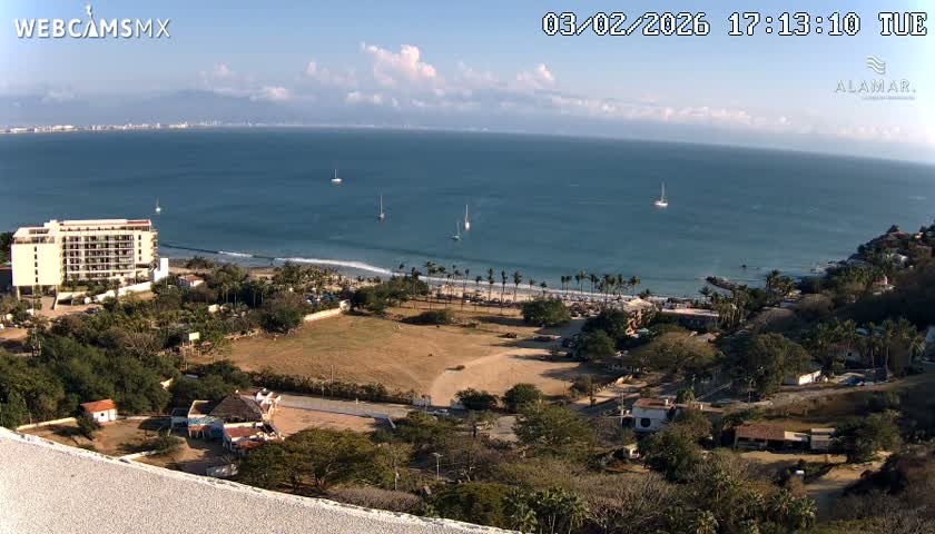 Nuevo Vallarta, Alamar Vallarta Playa La Manzanilla Beach Live Cam - Bahia de Banderas, Nayarit, Mexico