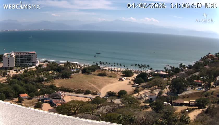 Nuevo Vallarta, Alamar Vallarta Playa La Manzanilla Beach Live Cam - Bahia de Banderas, Nayarit, Mexico