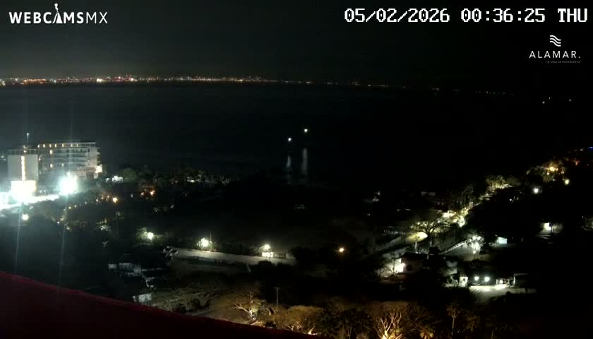 Nuevo Vallarta, Alamar Vallarta Playa La Manzanilla Beach Live Cam - Bahia de Banderas, Nayarit, Mexico
