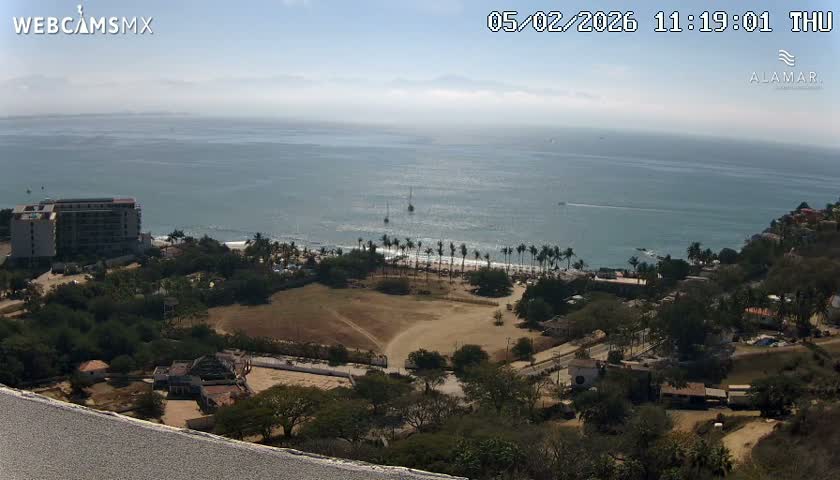 Nuevo Vallarta, Alamar Vallarta Playa La Manzanilla Beach Live Cam - Bahia de Banderas, Nayarit, Mexico