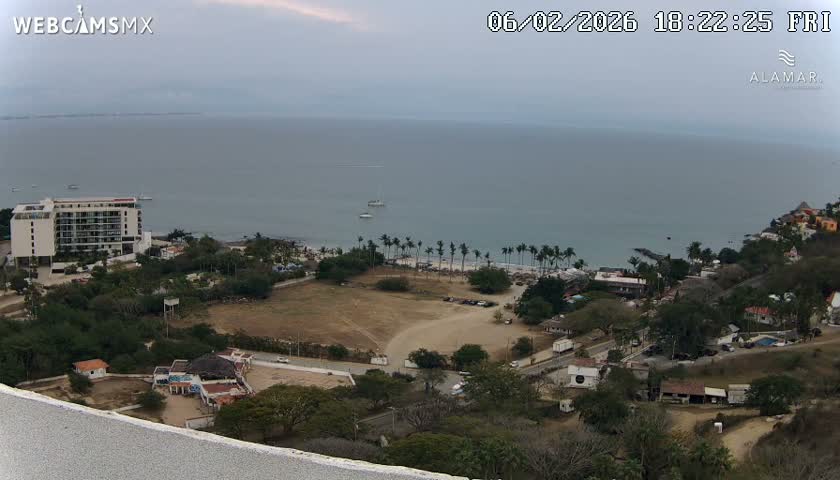 Nuevo Vallarta, Alamar Vallarta Playa La Manzanilla Beach Live Cam - Bahia de Banderas, Nayarit, Mexico