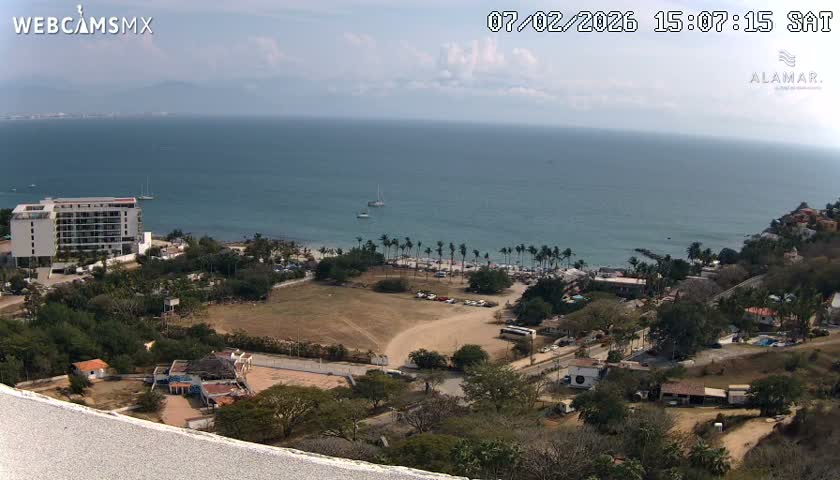 Nuevo Vallarta, Alamar Vallarta Playa La Manzanilla Beach Live Cam - Bahia de Banderas, Nayarit, Mexico