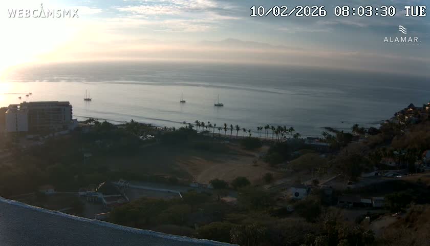 Nuevo Vallarta, Alamar Vallarta Playa La Manzanilla Beach Live Cam - Bahia de Banderas, Nayarit, Mexico