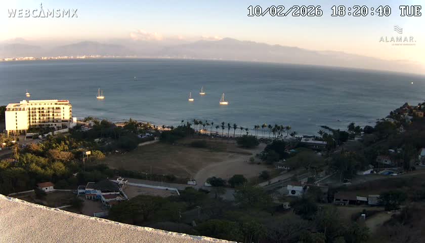 Nuevo Vallarta, Alamar Vallarta Playa La Manzanilla Beach Live Cam - Bahia de Banderas, Nayarit, Mexico
