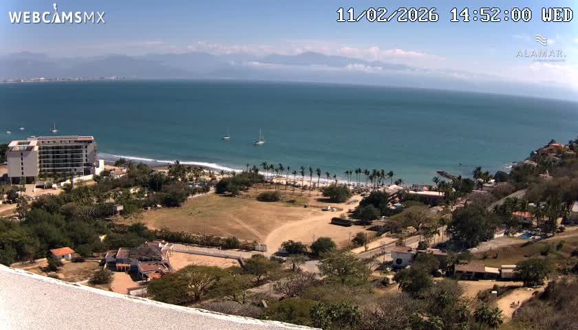 Nuevo Vallarta, Alamar Vallarta Playa La Manzanilla Beach Live Cam - Bahia de Banderas, Nayarit, Mexico