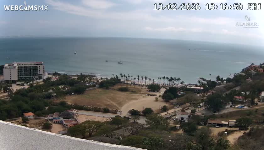 Nuevo Vallarta, Alamar Vallarta Playa La Manzanilla Beach Live Cam - Bahia de Banderas, Nayarit, Mexico