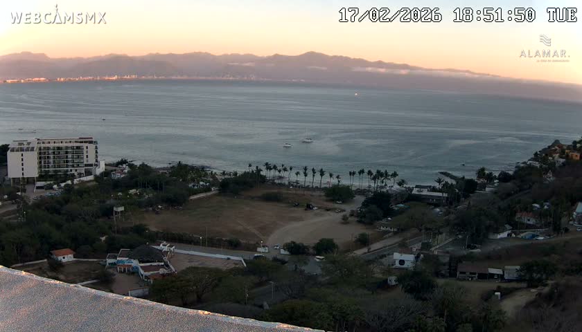 Nuevo Vallarta, Alamar Vallarta Playa La Manzanilla Beach Live Cam - Bahia de Banderas, Nayarit, Mexico