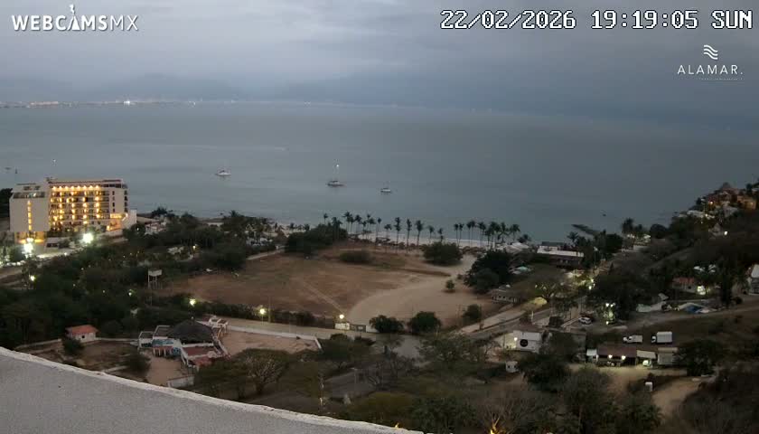 Nuevo Vallarta, Alamar Vallarta Playa La Manzanilla Beach Live Cam - Bahia de Banderas, Nayarit, Mexico