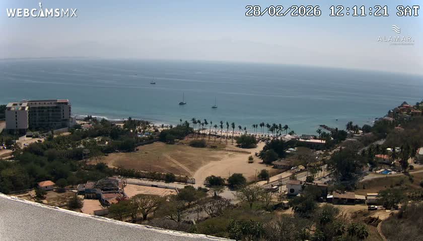 Nuevo Vallarta, Alamar Vallarta Playa La Manzanilla Beach Live Cam - Bahia de Banderas, Nayarit, Mexico