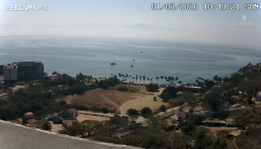 Nuevo Vallarta, Alamar Vallarta Playa La Manzanilla Beach Live Cam - Bahia de Banderas, Nayarit, Mexico