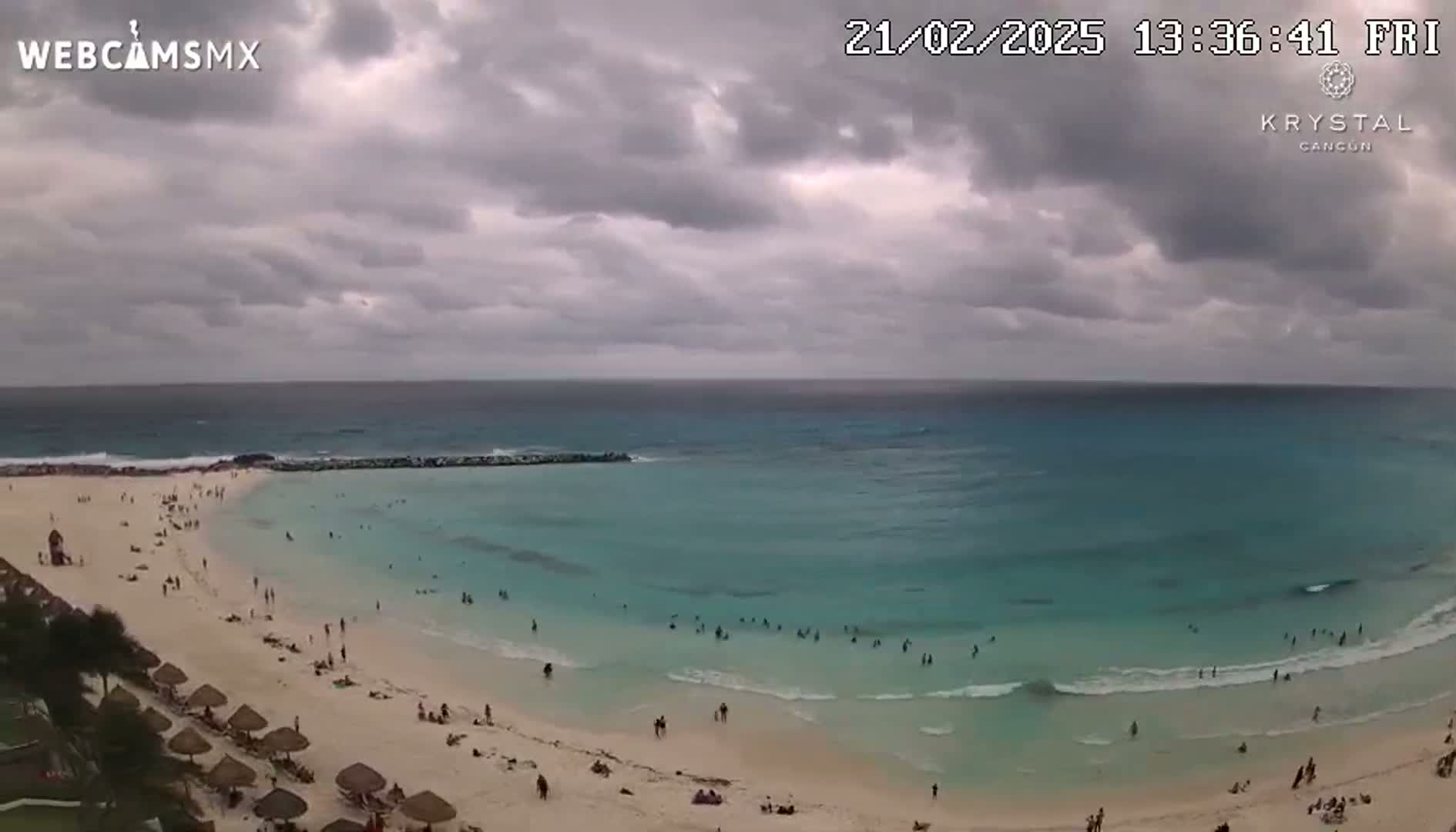 Cancun, Playa Caracol Beach Live Cam - Benito Juarez, Quintana Roo, Mexico