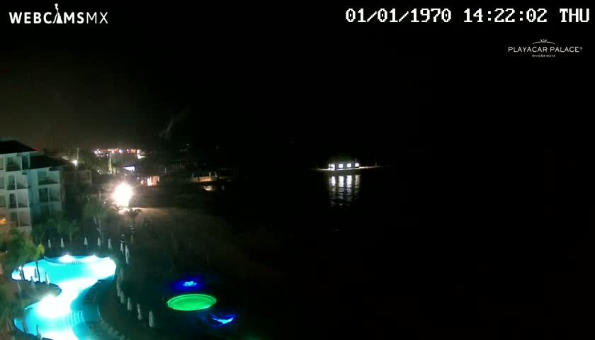Playa del Carmen, Playa Playacar Beach Live Cam - Solidaridad, Quintana Roo, Mexico