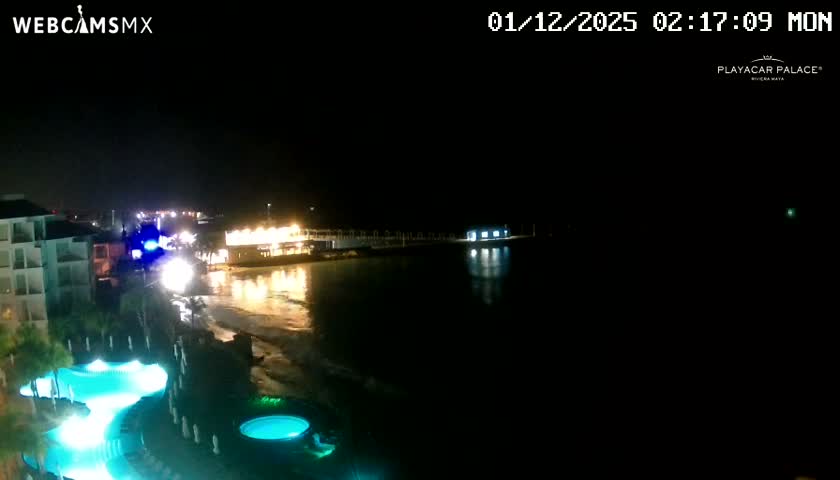 Playa del Carmen, Playa Playacar Beach Live Cam - Solidaridad, Quintana Roo, Mexico