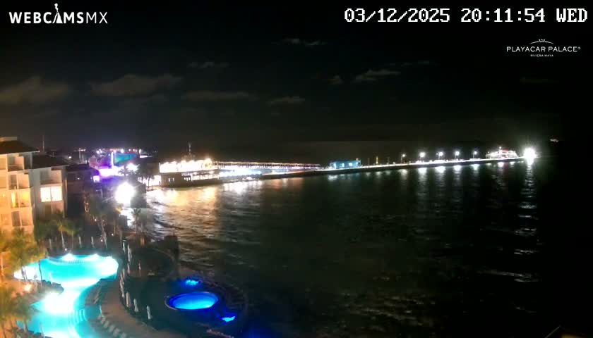 Playa del Carmen, Playa Playacar Beach Live Cam - Solidaridad, Quintana Roo, Mexico